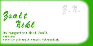 zsolt nikl business card